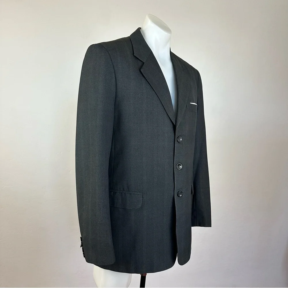 Nicholas Superfine Virgin Wool Classic Gray Men's Blazer